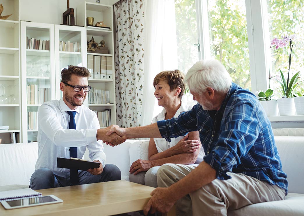 couple meeting with financial advisor about simple retirement strategies schaumburg il